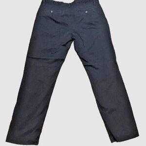 14th & Union Navy Slim Fit Straight Chino Pants Stretch Flat Front 36x30